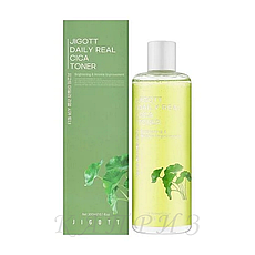 Заспокійливий тонер із центелою азійською Jigott Daily Real Cica Toner 300 мл