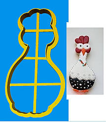 Пластикова вирубка "Курка №10"