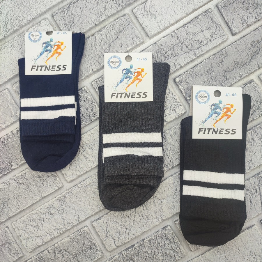 Шкарпетки чоловічі високі весна/осінь р.41-45 асорті+смужки FITNESS ДУКАТ 30039392, фото 1