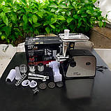 Потужна електром'ясорубка з соковижималкою Zepline 3800 Вт шнекова з насадками для ковбас і овочів 1,5 кг/хв, фото 9