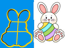 Пластикова вирубка "Зайка №86"