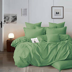 Постільна білизна Євро 200х220 однотонна смарагдова (896318-3) Бавовняний Ранфорс