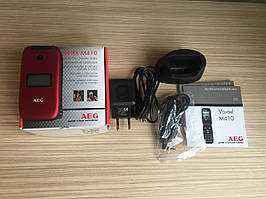 Бабусяфон мобільний телефон AEG VOXTEL M410 red (TR-1273) 
