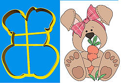 Пластикова вирубка "Зайка №87"