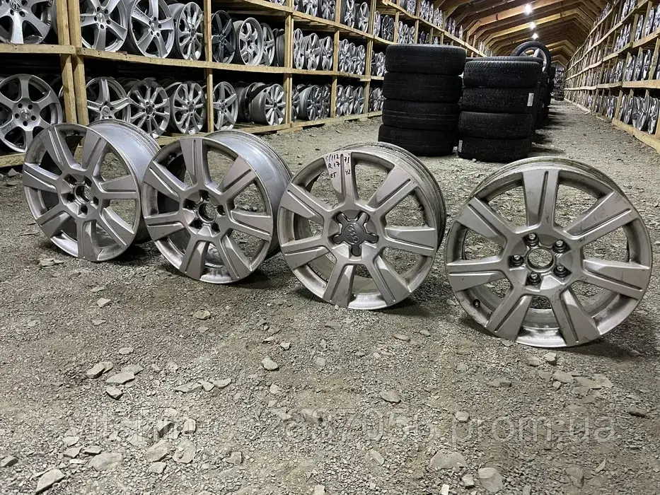 Диски AUDI оригінал 4шт 5/112 R17 7J ET42 добрий стан НІМЕЧЧИНА, фото 1
