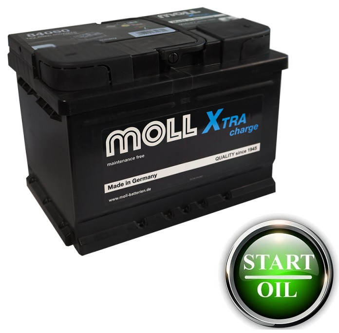 АКБ MOLL 60Ah 600A X-TRA Charge (h=175)