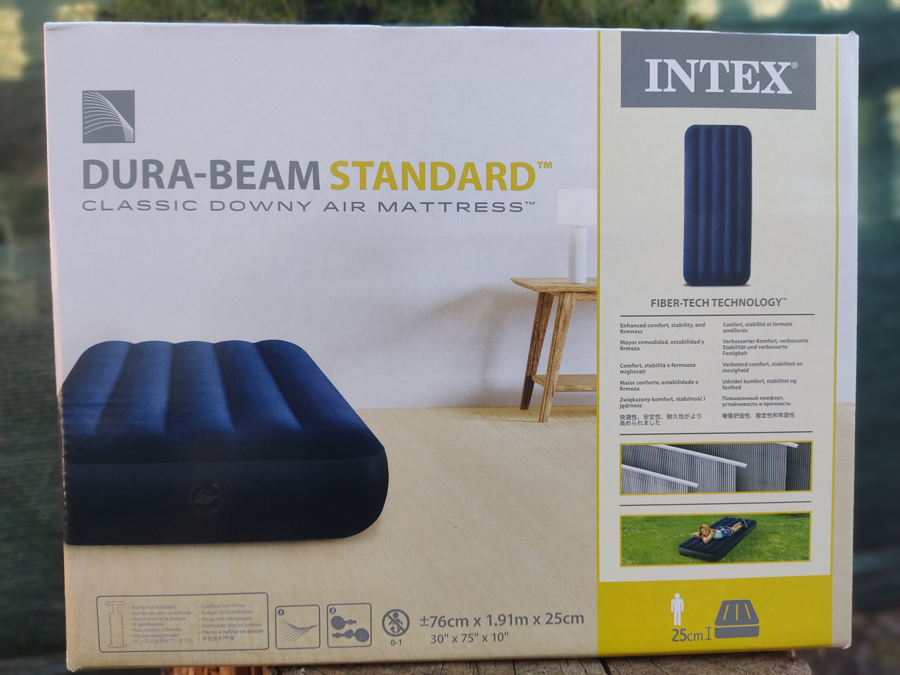 Надувной матрас Intex 64756 76 x 191 x 25 см односпальний