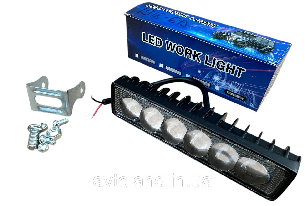 Світлодіодна LED фара 36W 6 лінз ближнє світло
