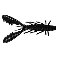 Силікон Hideup Stagger Craw 4"(5шт)109 Black Solid NEW