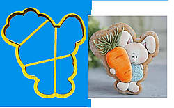 Пластикова вирубка "Зайка №93"