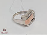 Срібна Каблучка зі вставкою цирконій, фото 3