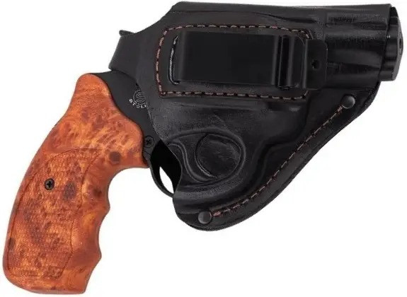 Кобура поясна шкіряна для револьвера 2.5" (з скобою)