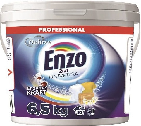 Сипучий пральний порошок универсальный Deluxe Enzo Universal на 92 прання 6,5 кг