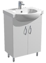 Тумба пряма СОЛАС 56 ЕКО з умивальником Солас 56, фото 1
