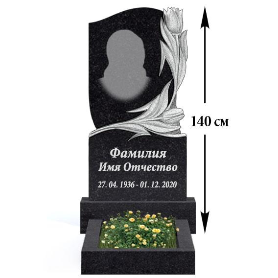 Пам'ятник для жінки з квітами (120-60) В-24, фото 1