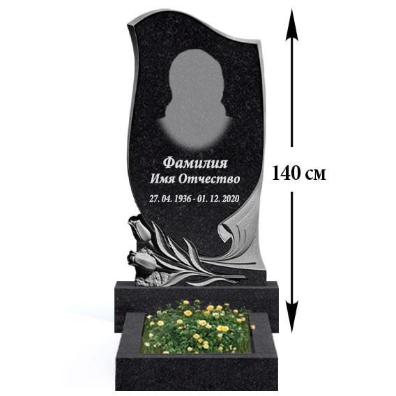 Пам'ятник на могилу із граніту (120-60) В-25, фото 1