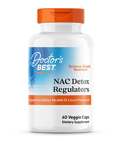 N-ацетилцистеїн (NAC) для регуляції процесу детоксикації Doctor's Best, 60 капсул