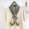 Хустка шовкова "Сандра бербері" зелена 208085, фото 4