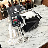 Електрична м'ясорубка Rainberg 3000 Вт соковижималка для томатів 1,5 кг/хв шнекова м'ясорубка з реверсом, фото 7