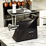 Електрична м'ясорубка Rainberg 3000 Вт соковижималка для томатів 1,5 кг/хв шнекова м'ясорубка з реверсом, фото 3