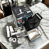 Електрична м'ясорубка Rainberg 3000 Вт соковижималка для томатів 1,5 кг/хв шнекова м'ясорубка з реверсом, фото 8