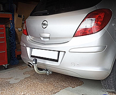 Фаркоп Opel Corsa D 2006-2014 (Опель Корса D) оцинкований