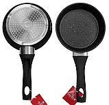 Сковорода Zilner ZL-7709 з мармуровим антипригарним покриттям, фото 5