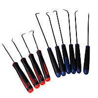 Набір гачків для слюсарних робіт, 10 шт (4шт - 170мм та 6шт - 240мм) ZBTools (zb181451)