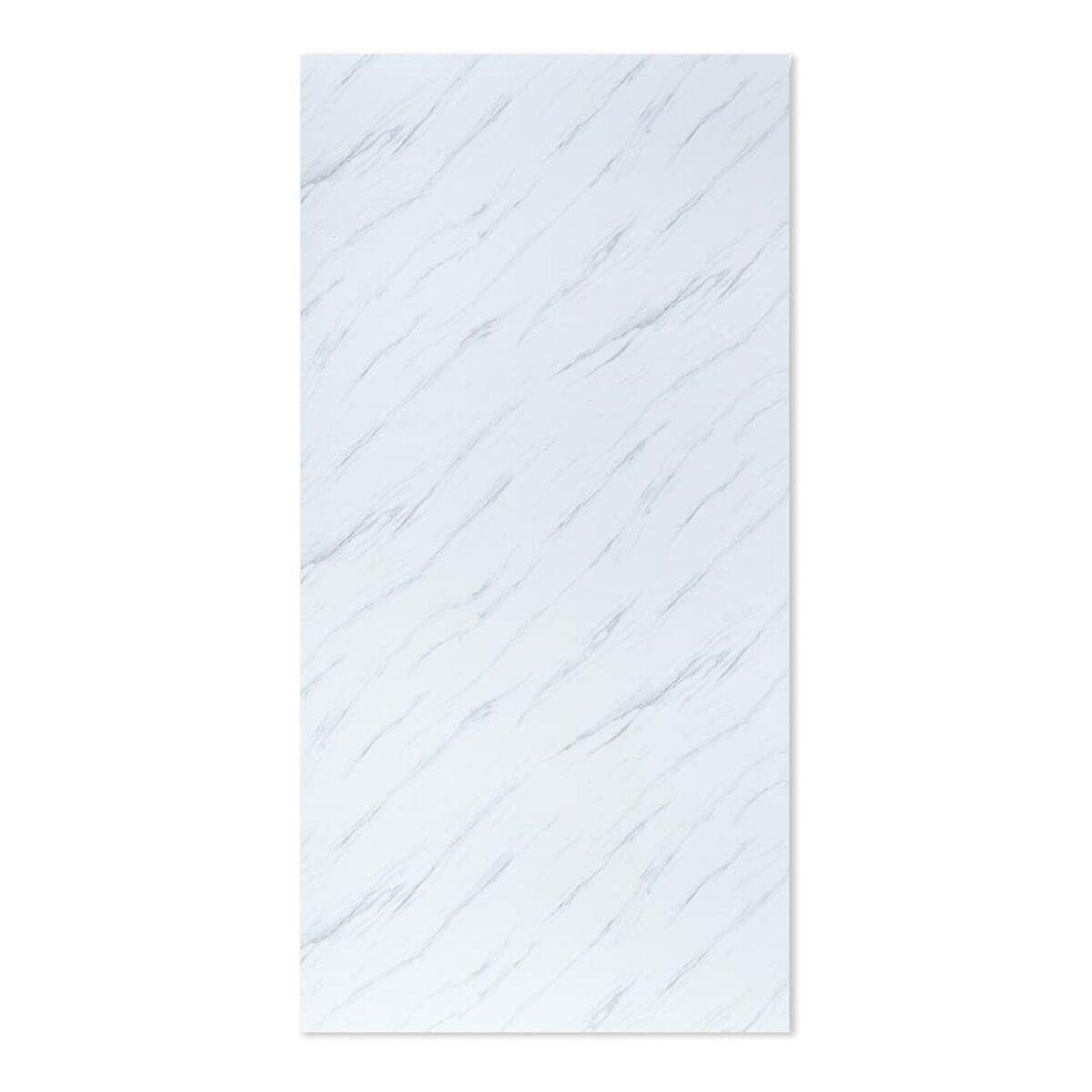 Декоративна ПВХ плита 1,22м х 2,44м х 3мм Грецький білий мармур SW-00001402