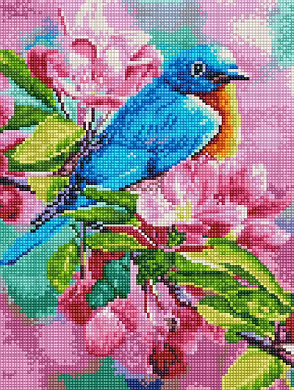 Алмазна мозаїка Rainbow Art (EJ1367) Синичка, 30 х 40 см, фото 1