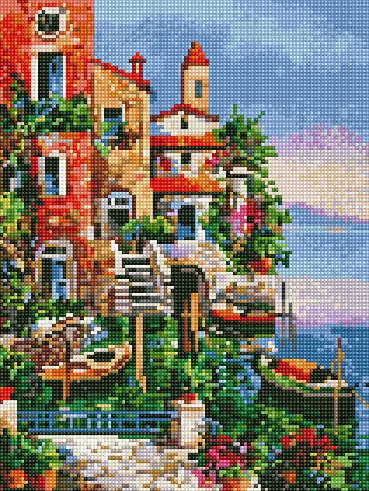 Алмазна мозаїка Rainbow Art (EJ1379) На причалі, 30 х 40 см