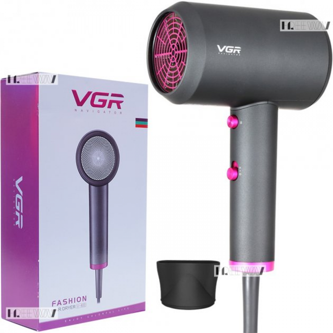 Професійний фен для сушіння та укладання волосся VGR V-400 2000 Вт