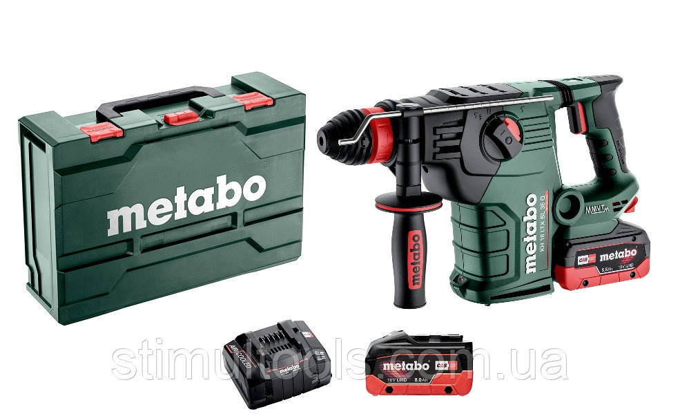 Акумуляторний перфоратор Metabo KH 18 LTX BL 35 Q LiHD 2x5.5 А·год Безкоштовна доставка по Україні!, фото 1