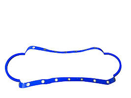 Прокладка олійного картера УАЗ, Газель Бізнес (СІній силікон, з метал. шайбою)FLAGMUS