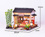 Румбокс Китайський чайний будиночок Інтер'єрний конструктор Roombox Chinese Tea House Garden Wooden BM-850, фото 3