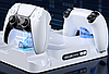 Мультифункціональна док-станція Aolion для Playstation 5 Slim / Playstation 5 із зарядкою для 2-х геймпадів, фото 6