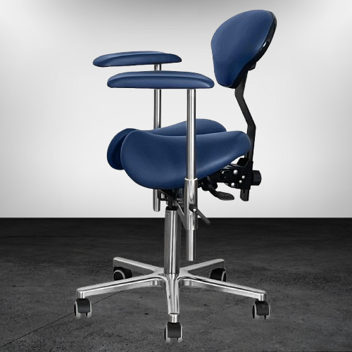 Крісло лікаря-стоматолога для роботи з мікроскопом, стілець стоматолога SADDLE PRO