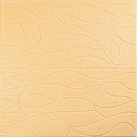 Панель 3D 700х700х6мм Бежевий SW-00001949