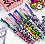 Гелева ручка "Moon Light", чорна, 0,5 мм, фото 2