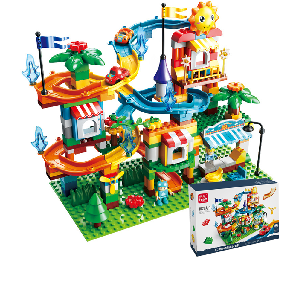 Розвиваючий конструктор Трек Лабіринт Feelo 1626A 207 деталей, фото 1