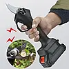 Секатор електричний 48V з двома акумуляторами та точильним каменем, фото 6