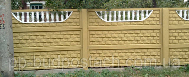 Фарбування бетонної огорожі