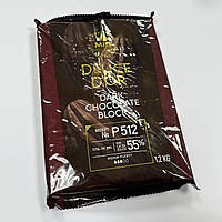 Шоколад чорний 55% Delice Dor MIR плитка, 1,2кг