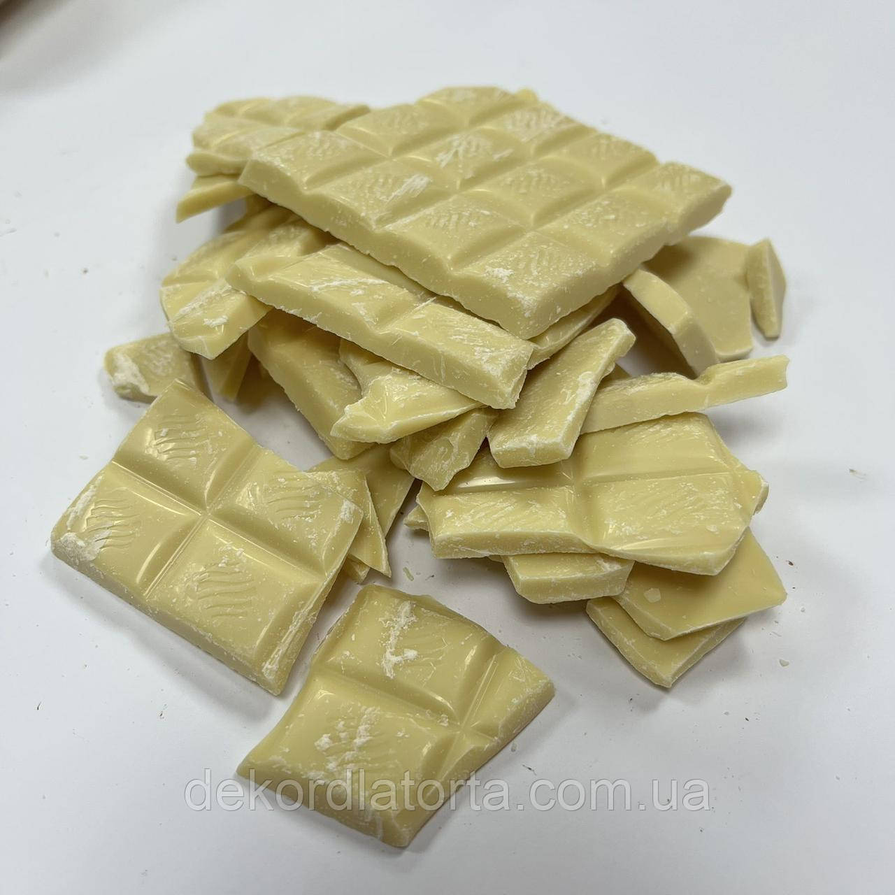 Шоколад білий Мір ломана плитка 500 гр
