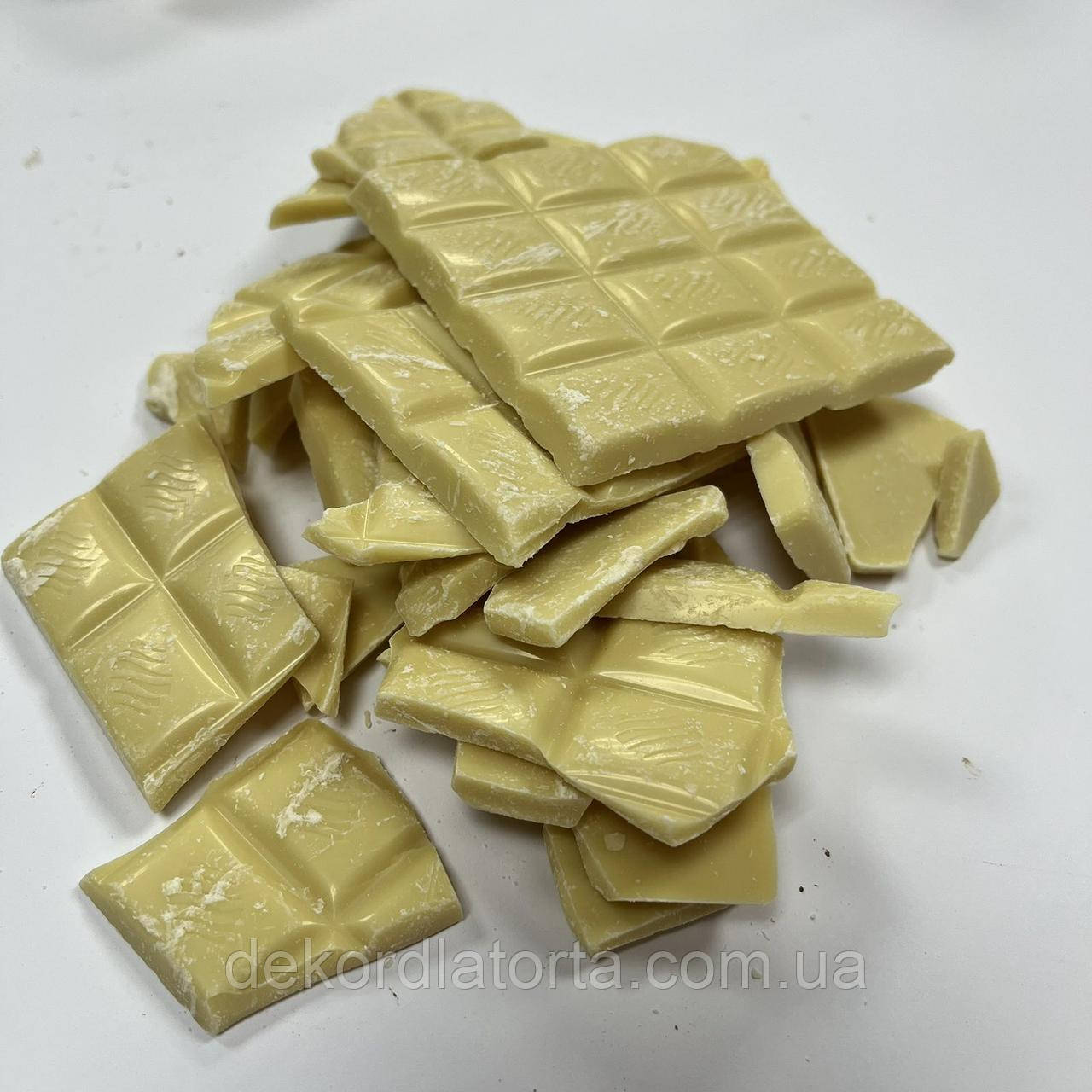 Шоколад білий Мір ломана плитка 100 гр