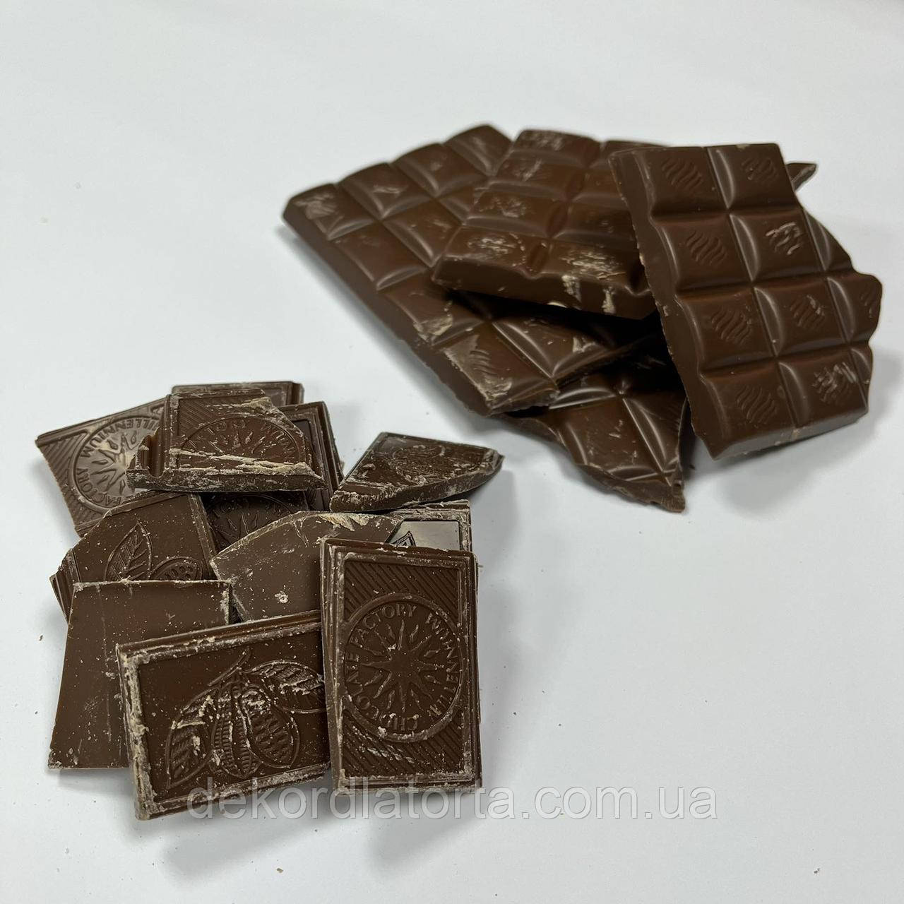 Шоколад молочний Мир ломана плитка 1 кг