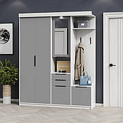 Передпокій Силует 2 Світ меблів, Артвуд світлій/ сіра мишка