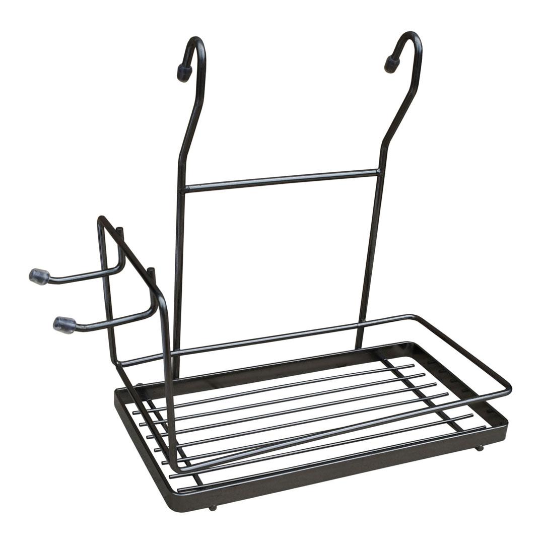 Полиця на рейлінг Lemax для міксера чорний нікель (YJ-G211 NF), фото 1