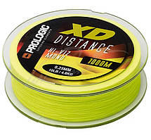 Волосінь Prologic XD Distance Mono 1000m 0.30mm 6.00kg 14Lb Hi-Viz Yellow
