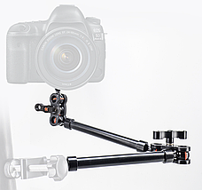 Металлический кронштейн, держатель Magic Arm Super Clamp 53 см для фото/видео техники, смартфона, фото 4